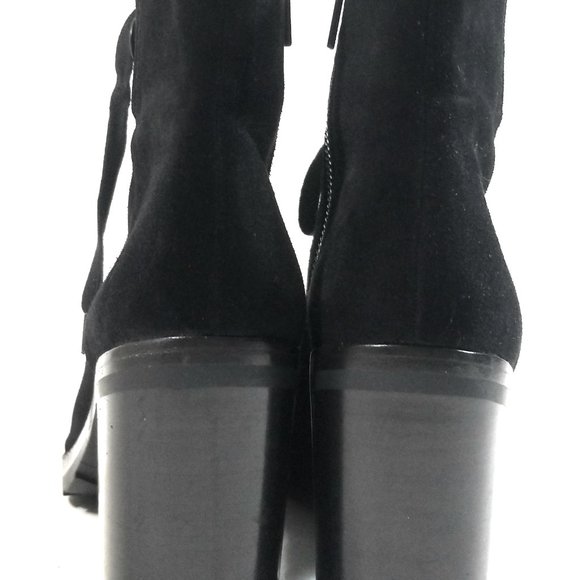 Frye 3478038 Women Suede Zip Lace Up Booties 8.5 M - Picture 8 of 13